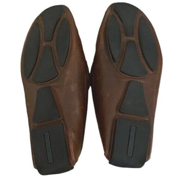 Donald Pliner Leather Horse Bit Shoes Mens Size 12 Brown Slip On Loafers main image 9